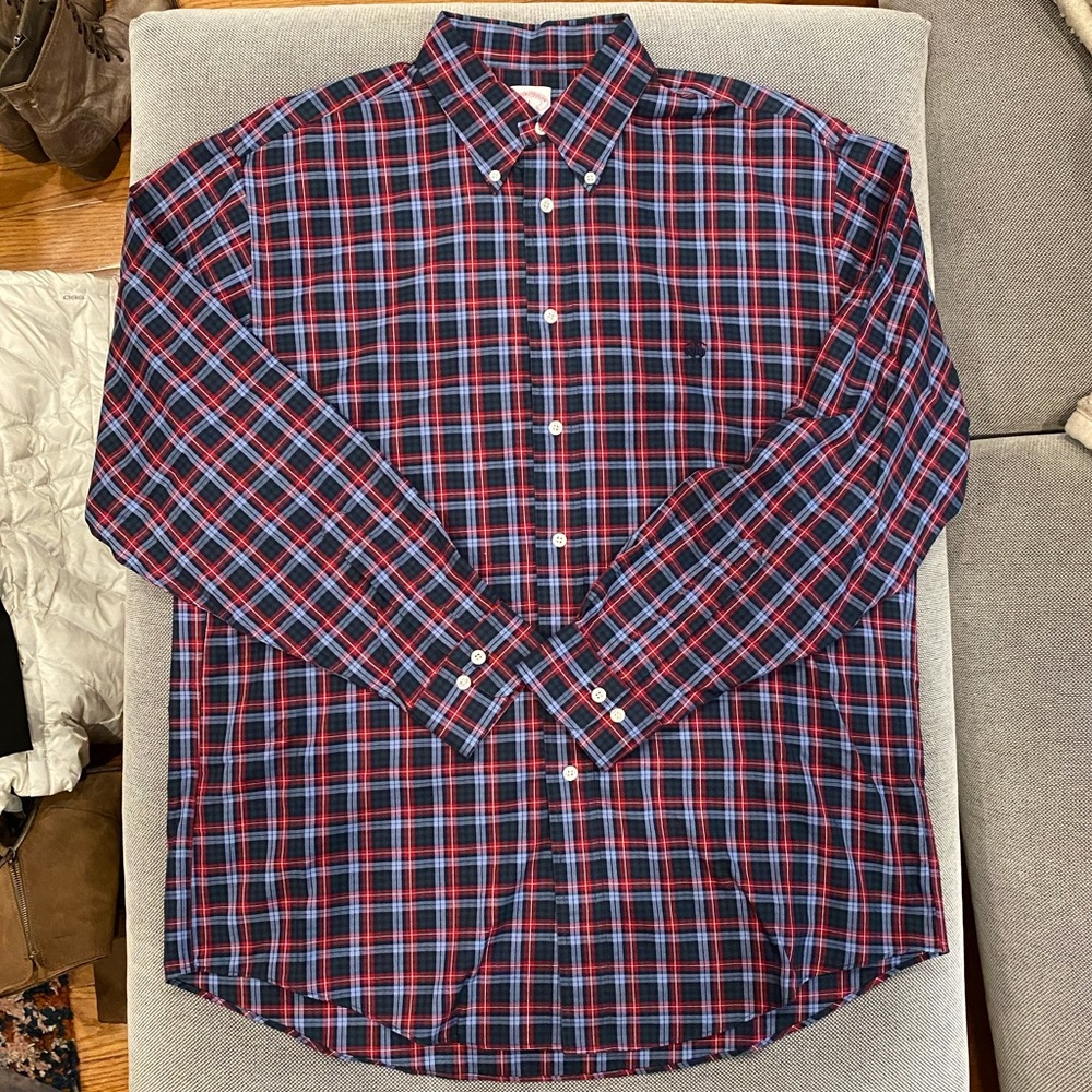 NWOT Brooks Brothers Madison Dress Shirt Large